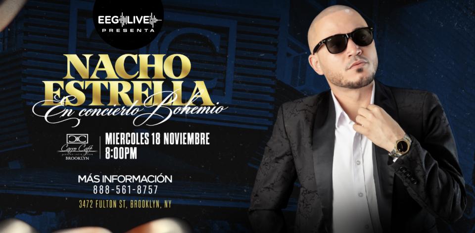 Buy tickets for Nacho Estrella en Bohemia Nacho Estrella en Bohemia