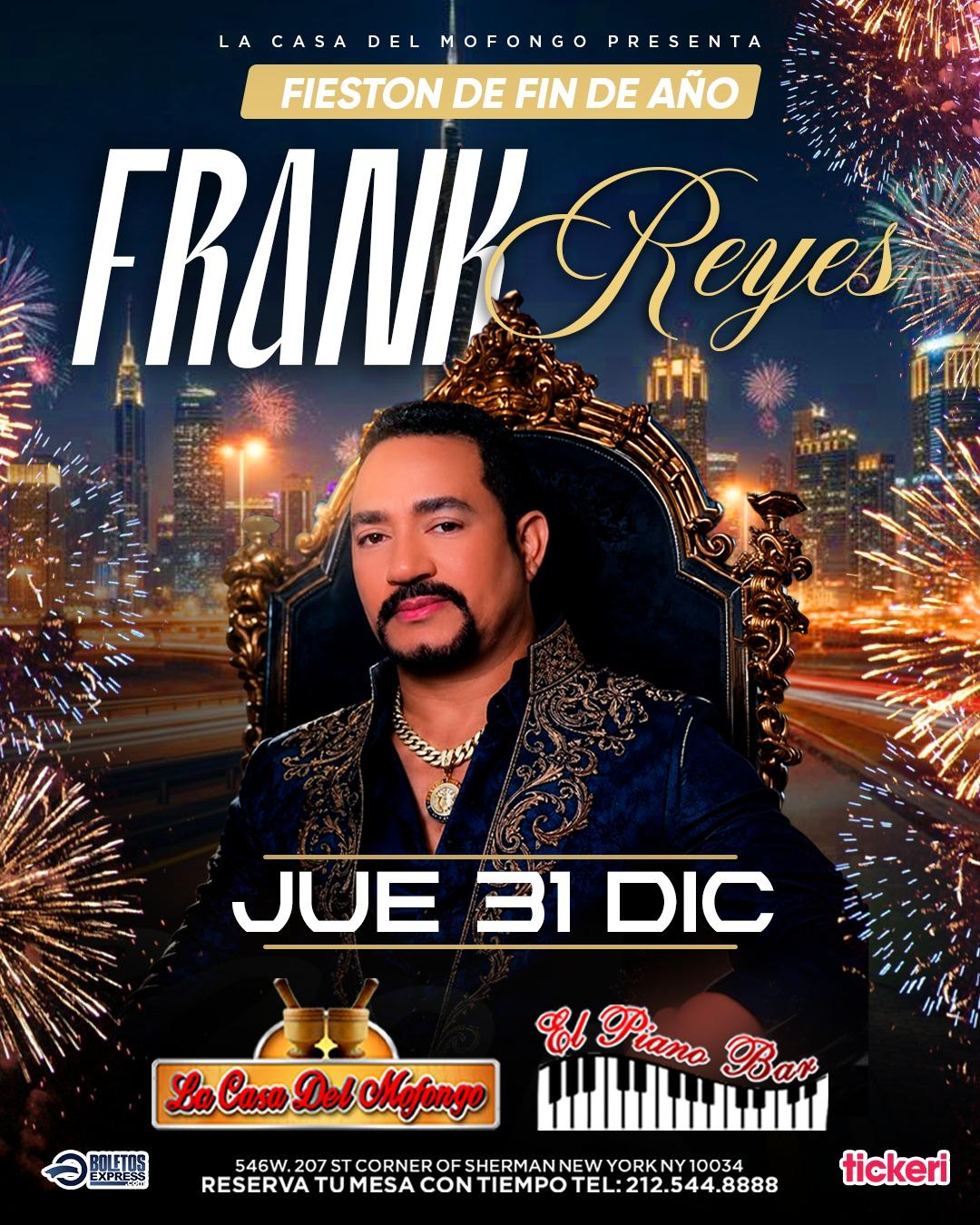 FRANK REYES EL PRINCIPE, LA MEJOR FIESTA PARA DESPEDIR EL AÑO