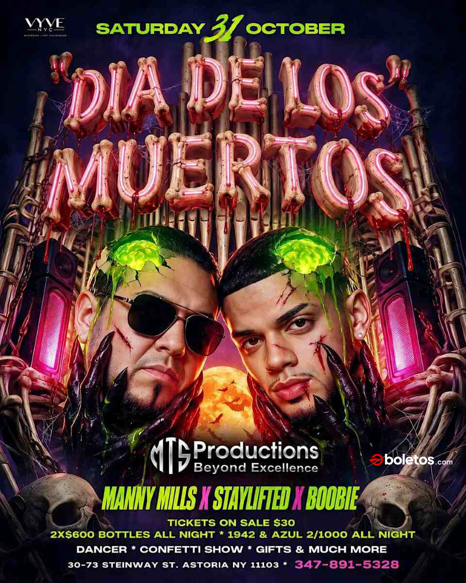 Buy tickets for Dia de los Muertos at Magic Lounge Astoria – Halloween Party in Queens Dia de los Muertos at Magic Lounge Astoria – Halloween Party in Queens