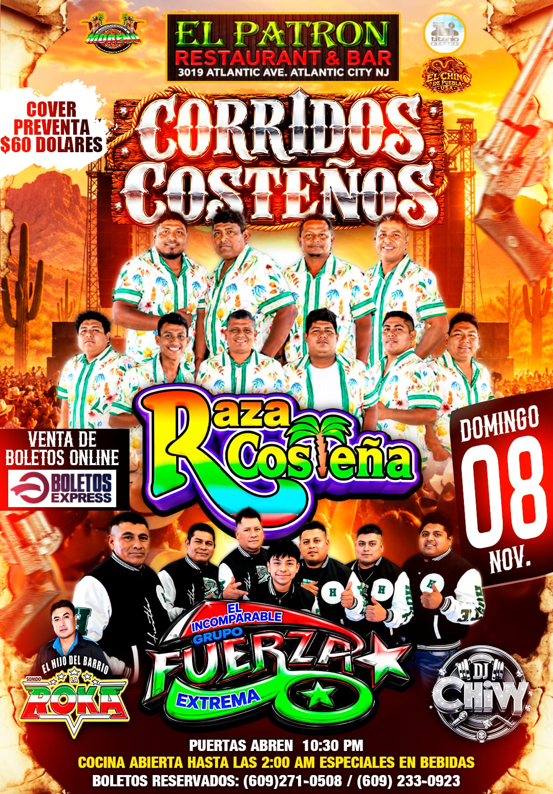 Buy tickets for CORRIDOS COSTEÑOS CORRIDOS COSTEÑOS