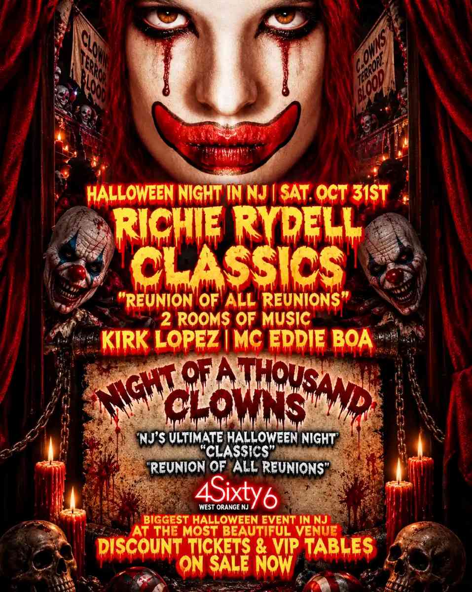 Night of a Thousand Clowns at 4Sixty6 – NJ Halloween Party