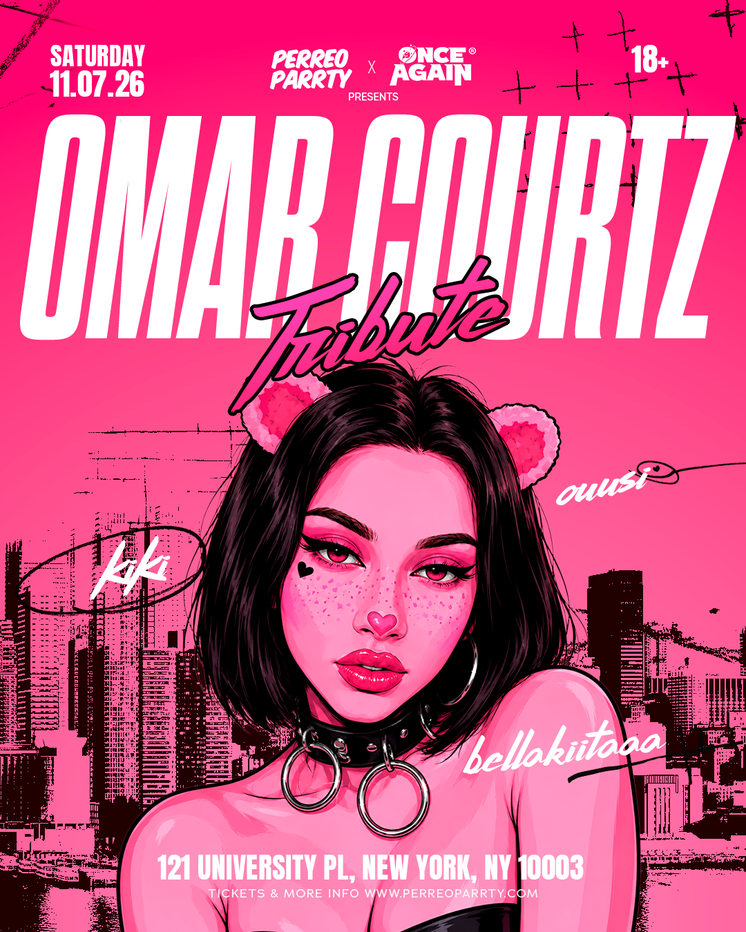 Cabros Chicos: Omar Courtz Tribute | Dance Party In UNION SQUARE (18+)