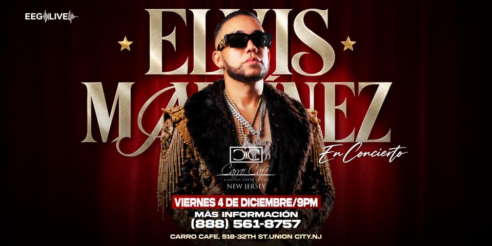 Elvis Martinez en concierto-Compra Tu Boleto !
