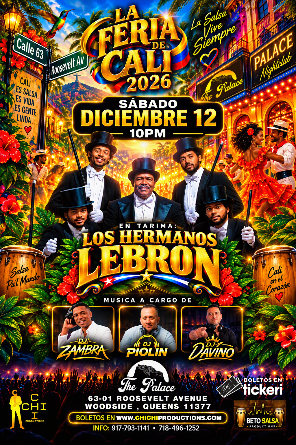 LOS HERMANOS LEBRON EN LA FERIA DE CALI DE NEW YORK