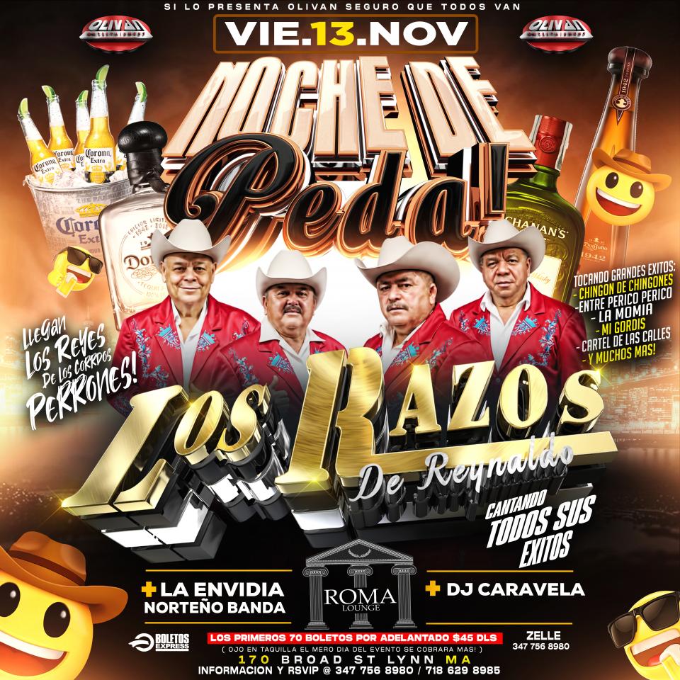 Buy tickets for Los Razos De Reynaldo, La Envidia Norteno Banda Los Razos De Reynaldo, La Envidia Norteno Banda